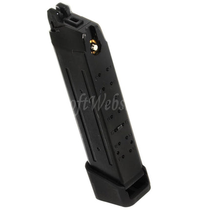 APS TTI 23rd Gas Magazine with Thick Base for G17 G18C G-Series GBB Pistols Airsoft Black