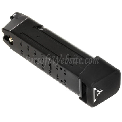 APS TTI 23rd Gas Magazine with Thick Base for G17 G18C G-Series GBB Pistols Airsoft Black