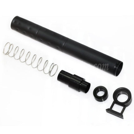 Airsoft Website 295mm QD Suppressor Silencer For Golden Eagle CYMA SR25 AEG GBB Rifles Airsoft Black