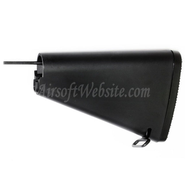 Airsoft Website 188mm Short Style Fixed Stock For M4 M16 M16A1 M16A2 Series AEG Rifles Black