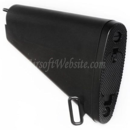 Site web d'airsoft, crosse courte fixe de 188 mm pour fusils AEG M4, M16, M16A1 et M16A2, noir
