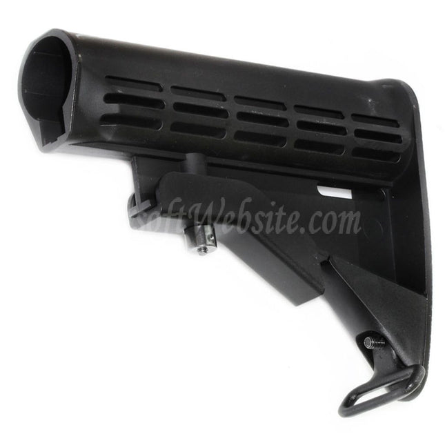 Airsoft Website 165mm Polymer Stock For M4 M16 Series AEG Rifles Black