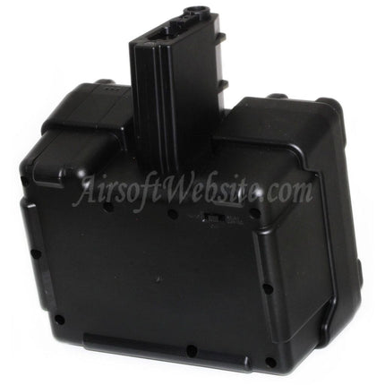 Airsoft Website 2600rd Electric Drum Magazine For M4 M16 Series AEG Rifles Black