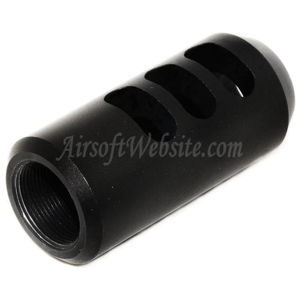 Golden Eagle 65mm Metal Flash Hider 3201 for JG Golden Eagle 3201 3202 3203 M200 Series Nemesis Vanquish LMR Bolt Action Rifles Airsoft