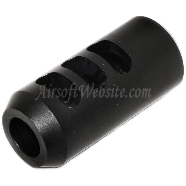 Golden Eagle 65mm Metal Flash Hider 3201 for JG Golden Eagle 3201 3202 3203 M200 Series Nemesis Vanquish LMR Bolt Action Rifles Airsoft
