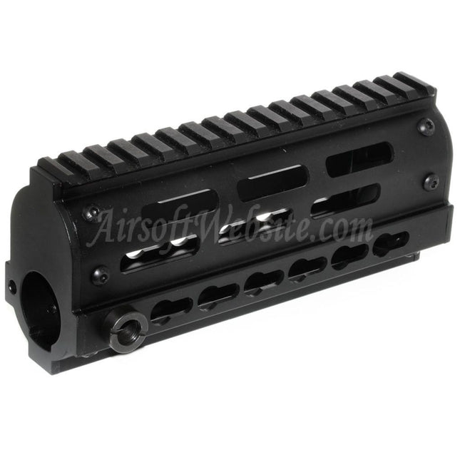 Golden Eagle 170mm FightLite MCR Keymod RAS Handguard Rail System For JG6661 Tokyo Marui M4 Series AEG Rifles Airsoft Black