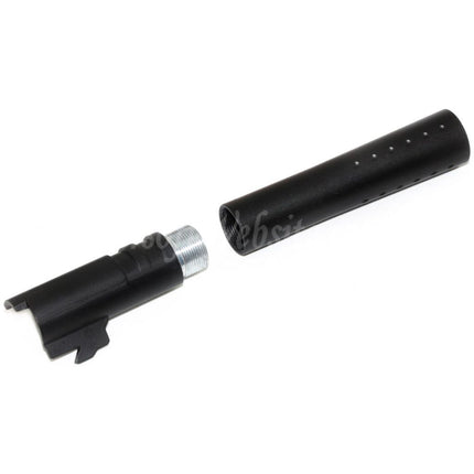 Canon extérieur DOUBLE BELL 124 mm/128 mm style V12 pour pistolets DOUBLE BELL ARMY Tokyo Marui 1911 GBB Airsoft