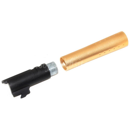 Canon extérieur DOUBLE BELL 124 mm/128 mm style V12 pour pistolets DOUBLE BELL ARMY Tokyo Marui 1911 GBB Airsoft
