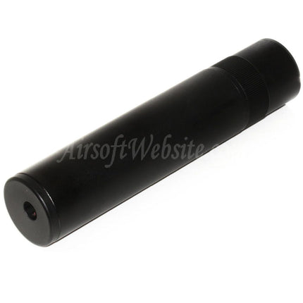 DOUBLE BELL 176mm x 38mm Quick Release Ball Bearing QD Suppressor Silencer Black