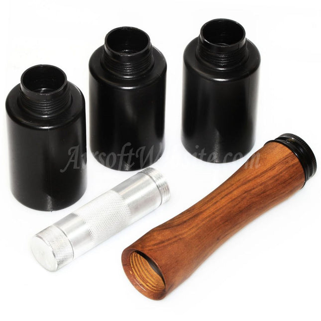 APS HAKKOTSU Lot de 3 grenades sonores CO2 style Thunder B Stick avec noyau