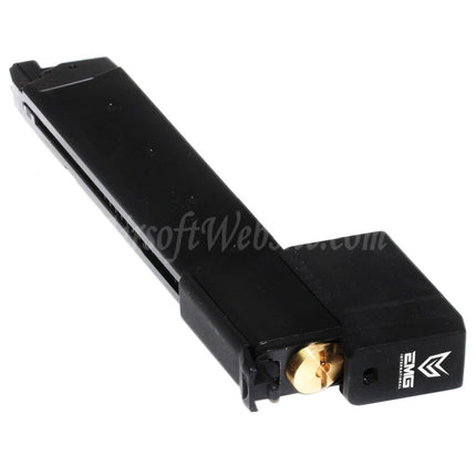 APS EMG 34rd Top Gas Magazine with Thick Base For G17 G18C G-Series GBB Pistols Airsoft Black