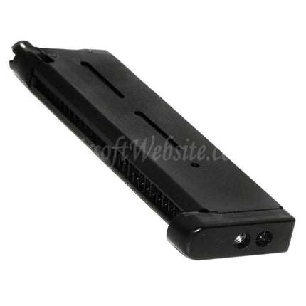 ARMY ARMAMENT 28rd Gas Magazine For ARMY R27 R28 R29 DOUBLE BELL E&C Tokyo Marui M1911 Series GBB Pistols Airsoft Black