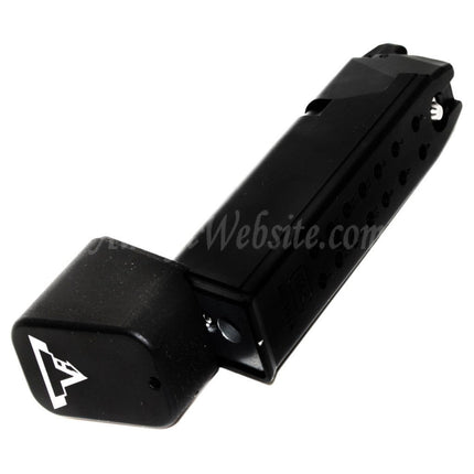 ARMY ARMAMENT 24rd Gas Magazine Thick Base for G17 G18C G34 G35 G-Series GBB Pistols Airsoft Black