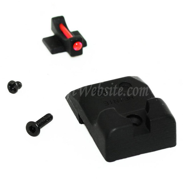 Airsoft Website Fiber Optic Front Rear Sight For ARMY ARMAMENT R501 Tokyo Marui Hi-Capa Series GBB Pistols Airsoft