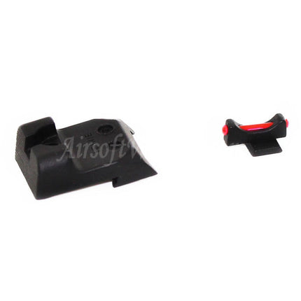 Airsoft Website Fiber Optic Front Rear Sight For ARMY ARMAMENT R501 Tokyo Marui Hi-Capa Series GBB Pistols Airsoft