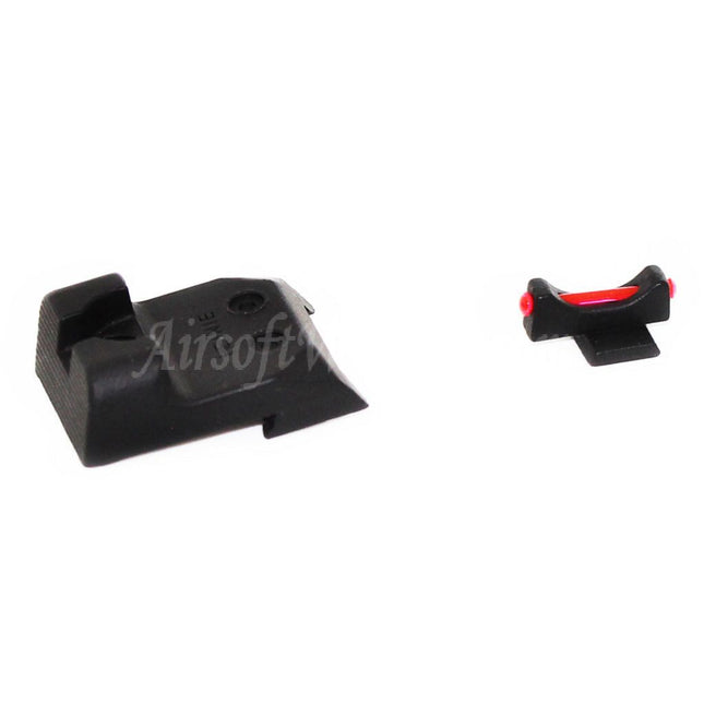 Airsoft Website Fiber Optic Front Rear Sight For ARMY ARMAMENT R501 Tokyo Marui Hi-Capa Series GBB Pistols Airsoft
