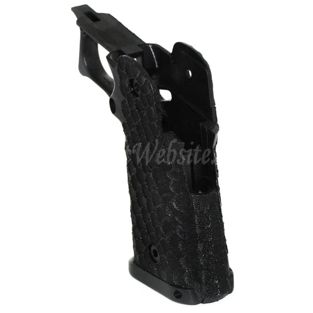 ARMY ARMAMENT Fish Scale Stippled Pistol Grip For R601 TTI Combat Master EMG AW WE Tokyo Marui Hi-Capa Series GBB Pistols Airsoft Black