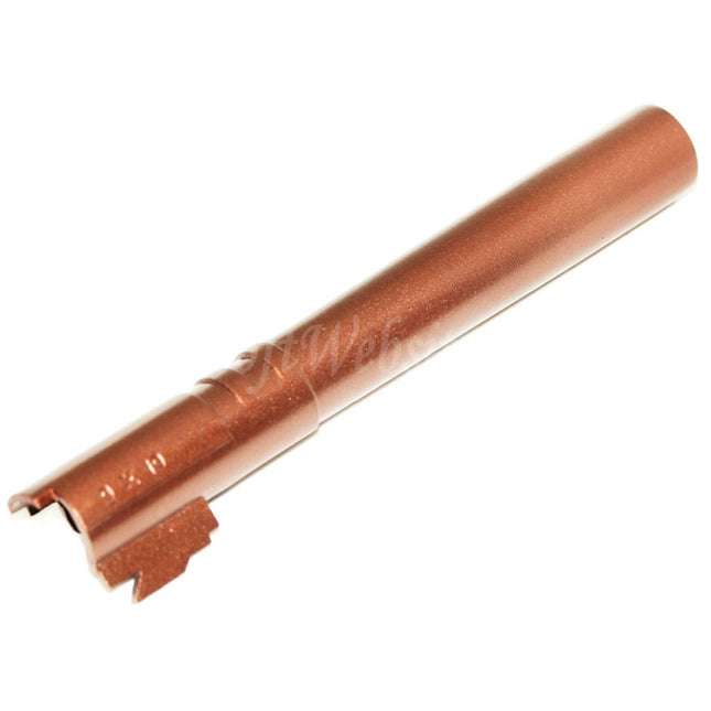 Airsoft Website 133mm/136mm Outer Barrel -12mm CCW Counter-Clockwise For ARMY ARMAMENT R601 TTI Combat Master Tokyo Marui Hi-Capa Series GBB Pistols Bronze