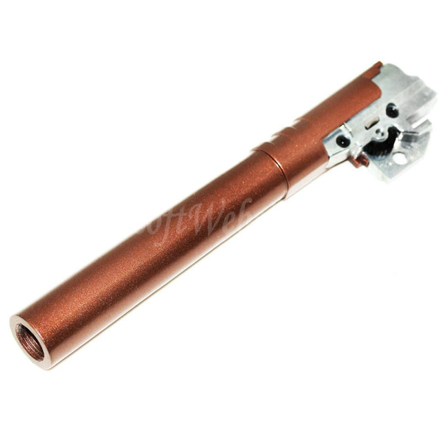 Airsoft Website 133mm/136mm Inner Outer Barrel Hop Up Set -12mm CCW Counter-Clockwise For ARMY ARMAMENT R601 TTI Combat Master Tokyo Marui Hi-Capa Series GBB Pistols Bronze