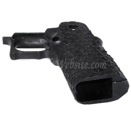 ARMY ARMAMENT Fischschuppen-Pistolengriff für R607 DVC Carry EMG AW WE Tokyo Marui Hi-Capa Series GBB-Pistolen, Airsoft, Schwarz