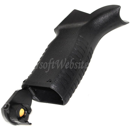 CYMA PDW Type Glitch Straight Racing Pistol Grip For CYMA Tokyo Marui M4 M16 Series AEG Rifles Airsoft Black