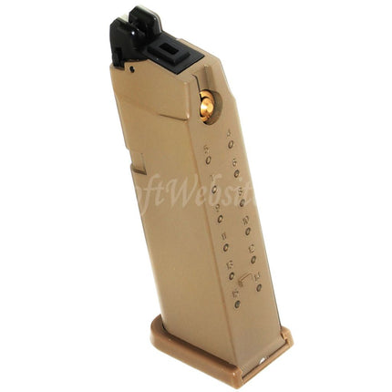 E&C 20rd Gas Magazine for G19 G23 G26 Series GBB Pistols Airsoft