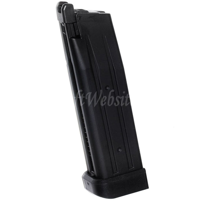 E&C 28rd Gas Magazine for Hi-Capa Series GBB Pistols Airsoft Black