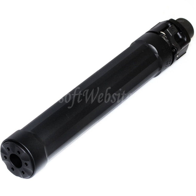 5KU 187mm Ryder 9 MP5 Suppressor Silencer with +14mm CW Clockwise Thread Flash Hider For WE (WE-TECH) MP5 Series AEG SMG Rifles Airsoft