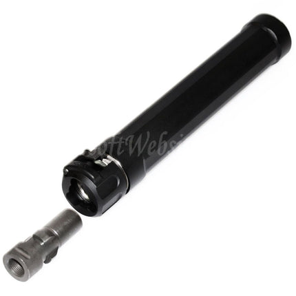 5KU 187mm Ryder 9 MP5 Suppressor Silencer with +14mm CW Clockwise Thread Flash Hider For WE (WE-TECH) MP5 Series AEG SMG Rifles Airsoft