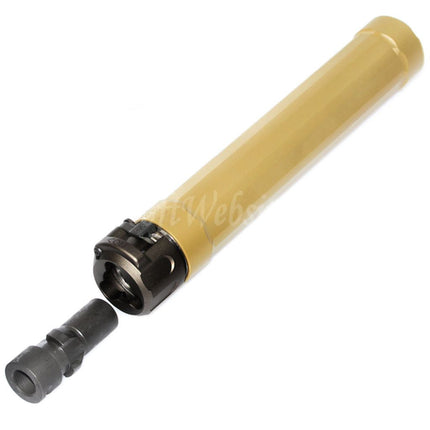 5KU 187mm Ryder 9 MP5 Suppressor Silencer with +14mm CW Clockwise Thread Flash Hider For WE (WE-TECH) MP5 Series AEG SMG Rifles Airsoft