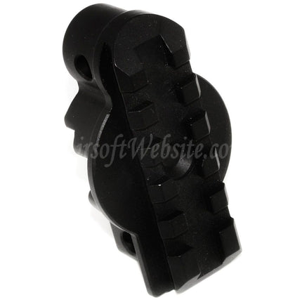 Embout d'adaptateur de crosse pour rail Picatinny 5KU 20 mm M1913 pour fusils Umarex VFC MP5K PDW série GBB Airsoft, noir
