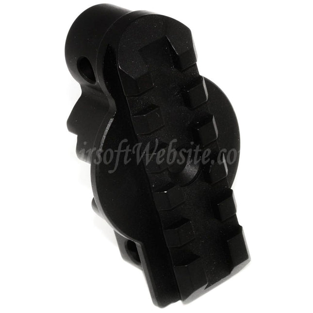 5KU 20mm M1913 Picatinny Rail Stock Adaptor End Cap for Umarex VFC MP5K PDW Series GBB Rifles Airsoft Black