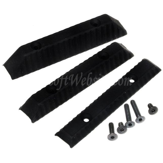 5KU 3pcs TPR Rubber Cheek Riser Pad For 5KU JMAC Style SS AB TS Rifles Stock Black