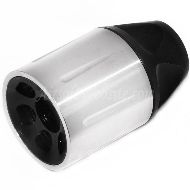 5KU 51mm SLR Style Flash Hider For -14mm CCW Counter-Clockwise Thread Barrel Rifles Airsoft Black