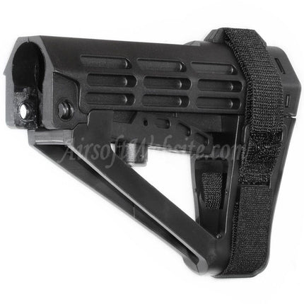 Crosse polymère DOUBLE BELL 180 mm pour fusils GBB série M4 Airsoft