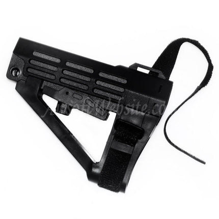 Crosse polymère DOUBLE BELL 180 mm pour fusils GBB série M4 Airsoft