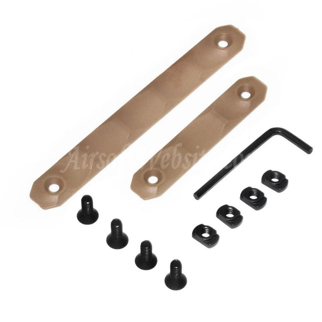 DOUBLE BELL 2pcs Polymer M-Lok Rail Cover Type-D