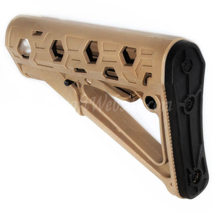 Crosse polymère DOUBLE BELL 183 mm pour fusils GBB série M4 Airsoft