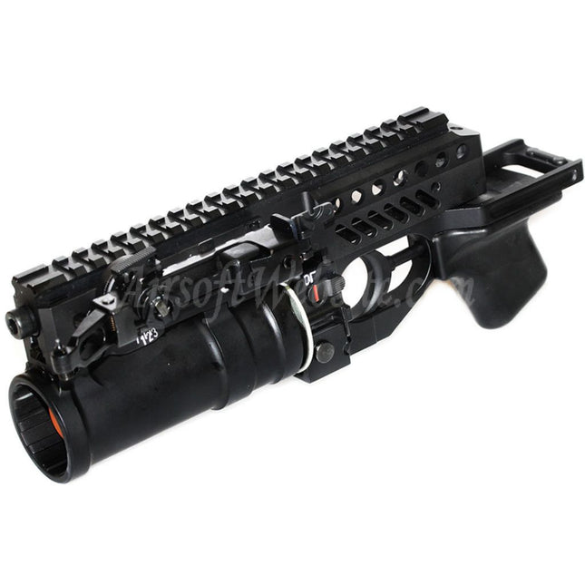Lance-grenades DOUBLE BELL GP-25A 40 mm pour airsoft AEG série AK (pour utilisation sous le canon ou autonome)