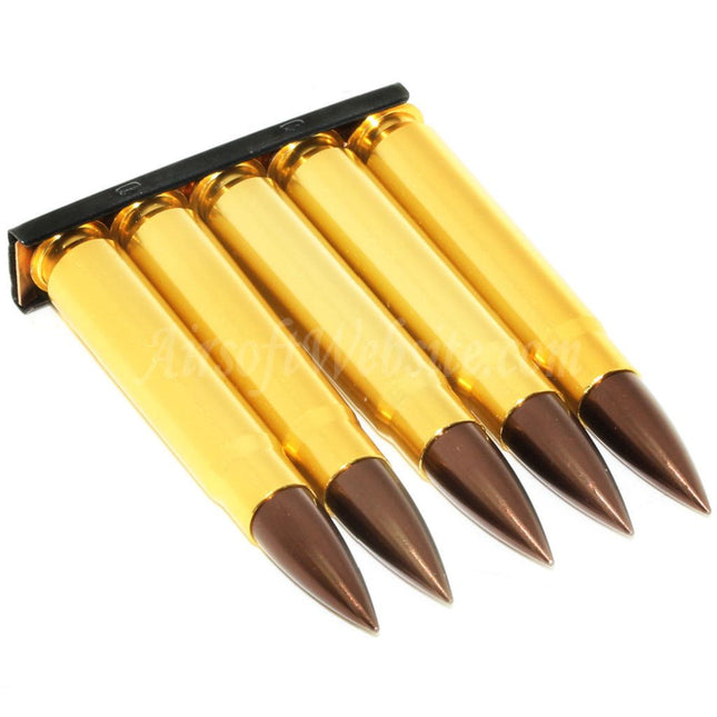 DOUBLE BELL 5pcs Set Metal Dummy Shell Cartridge For D-Boys DOUBLE BELL Kar-98K 98K Bolt Action Sniper Rifles Airsoft