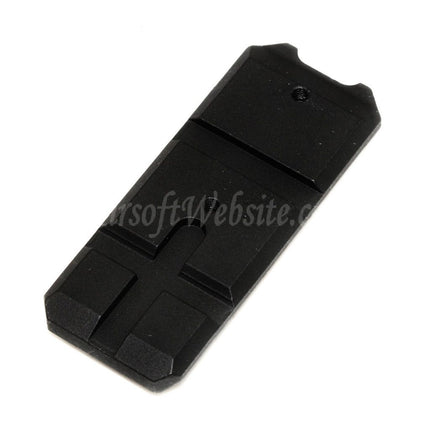 Section de rail E&amp;C pour pistolets E&amp;C Tokyo Marui Hi-Capa série GBB Airsoft noir