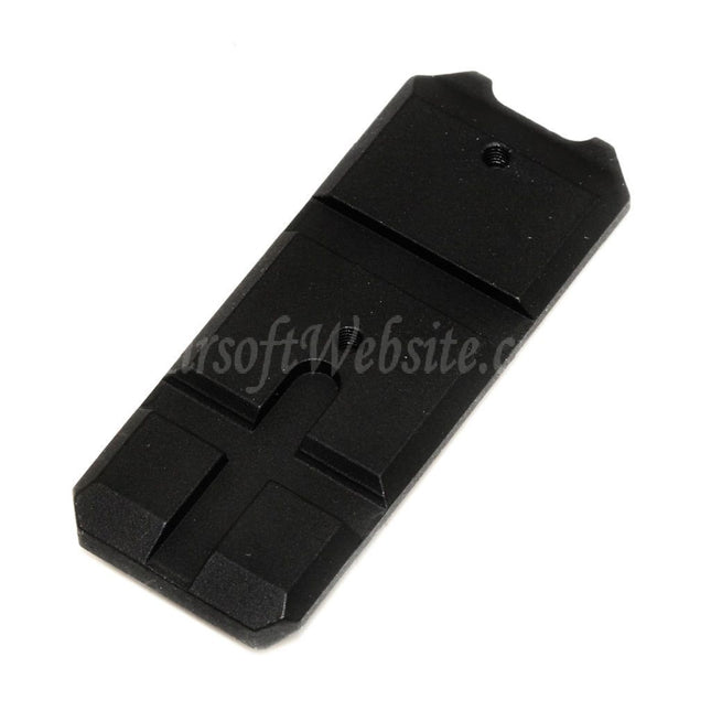 Section de rail E&amp;C pour pistolets E&amp;C Tokyo Marui Hi-Capa série GBB Airsoft noir