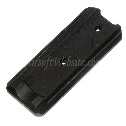 Section de rail E&amp;C pour pistolets E&amp;C Tokyo Marui Hi-Capa série GBB Airsoft noir