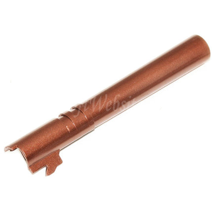 E&C 134/138mm Steel Outer Barrel +12mm CW Clockwise for E&C Tokyo Marui Hi-Capa Combat Master Series GBB Pistols Airsoft Bronze