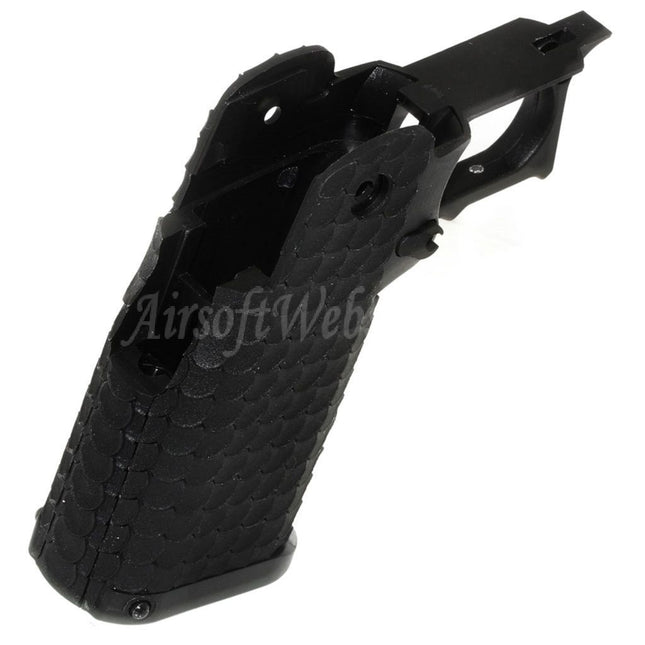 E&C Polymer Pistol Grip Set For E&C Tokyo Marui Hi-Capa Series GBB Pistols Airsoft Black