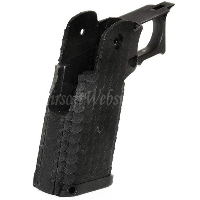 E&C Combat Master Polymer Pistol Grip For E&C Tokyo Marui Hi-Capa Series GBB Pistols Airsoft Black