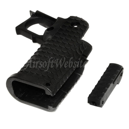 E&C Combat Master Polymer Pistol Grip For E&C Tokyo Marui Hi-Capa Series GBB Pistols Airsoft Black
