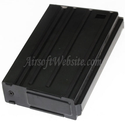 Battleaxe 150rd Mid-Cap Magazine For JG Golden Eagle CYMA A&K G&P Tokyo Marui SR25 Series AEG Rifles Airsoft Black