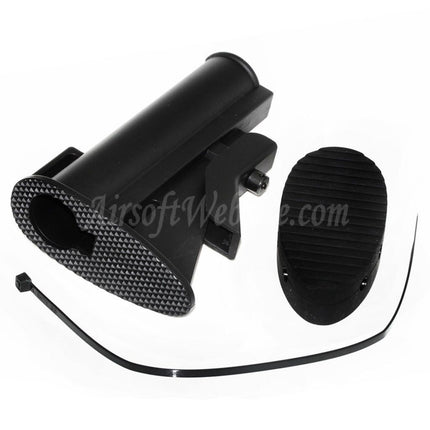 Mad Dog Classic Car-15 Butt Stock with Extender Recoil Pad and Zip Tie Black