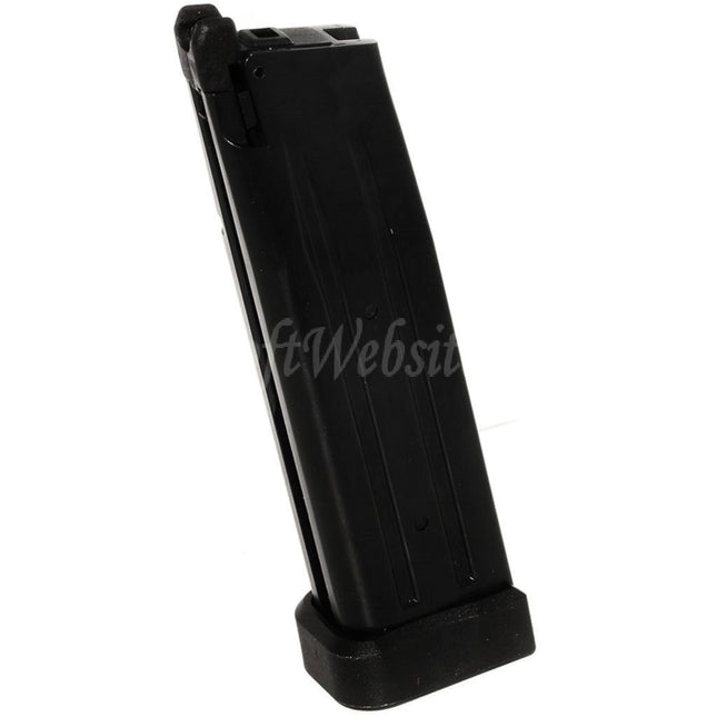 G&P 30rd Gas Magazine for Hi-Capa Series GBB Pistols Airsoft Black